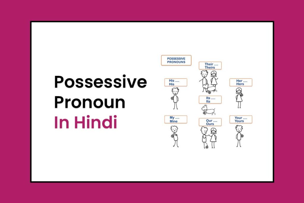 possessive pronoun in hindi